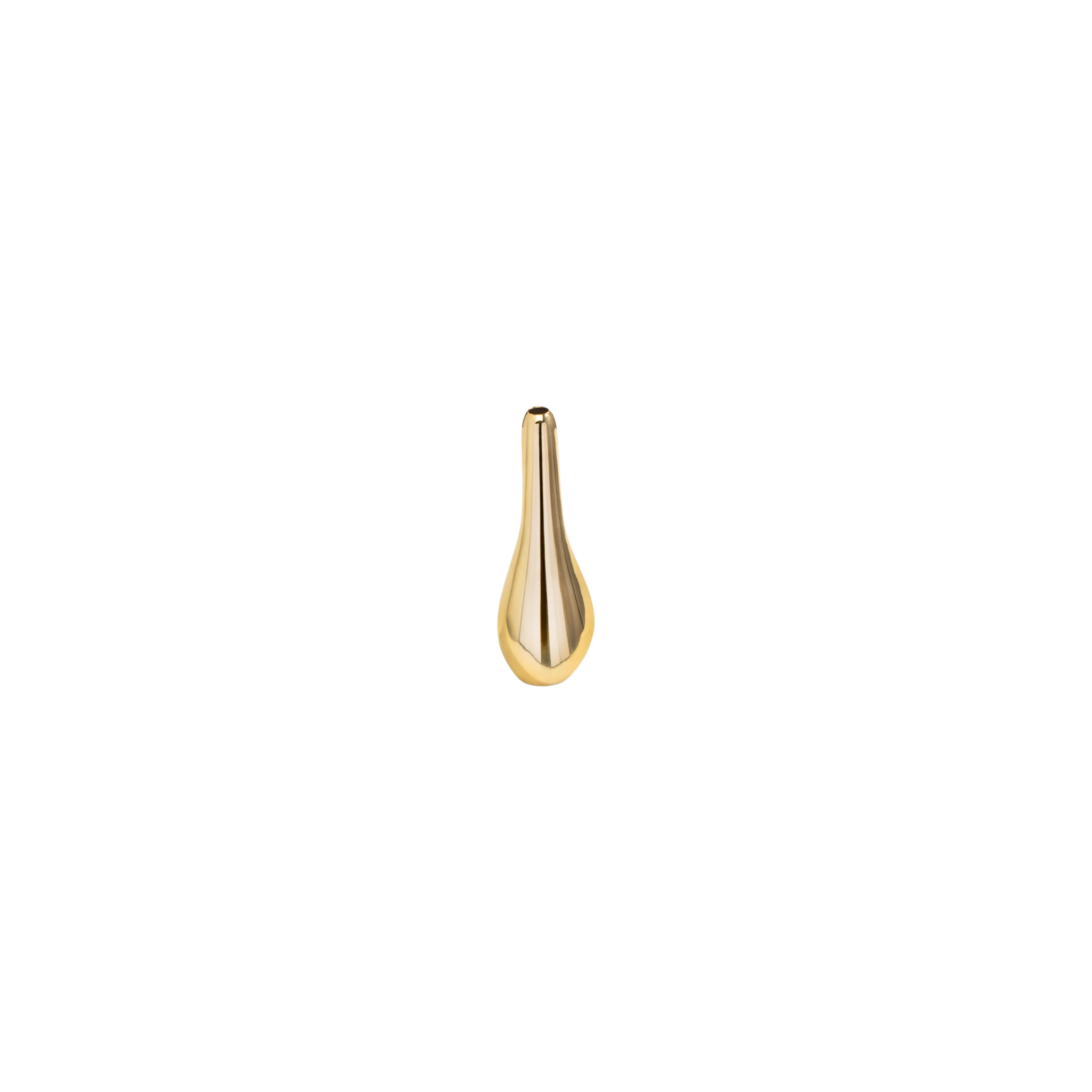 Swan Vase Brass