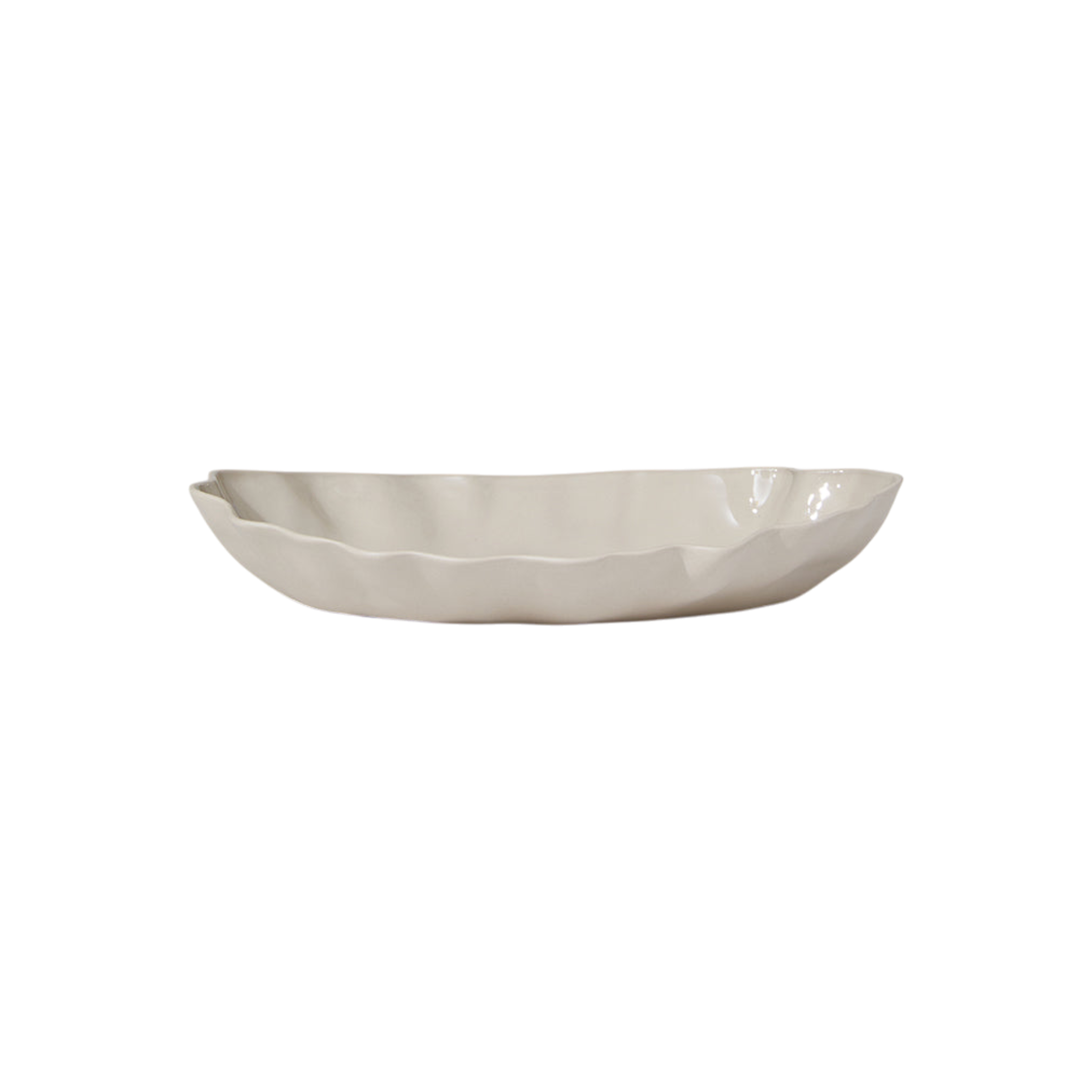 Ruffle Rectangle Platter