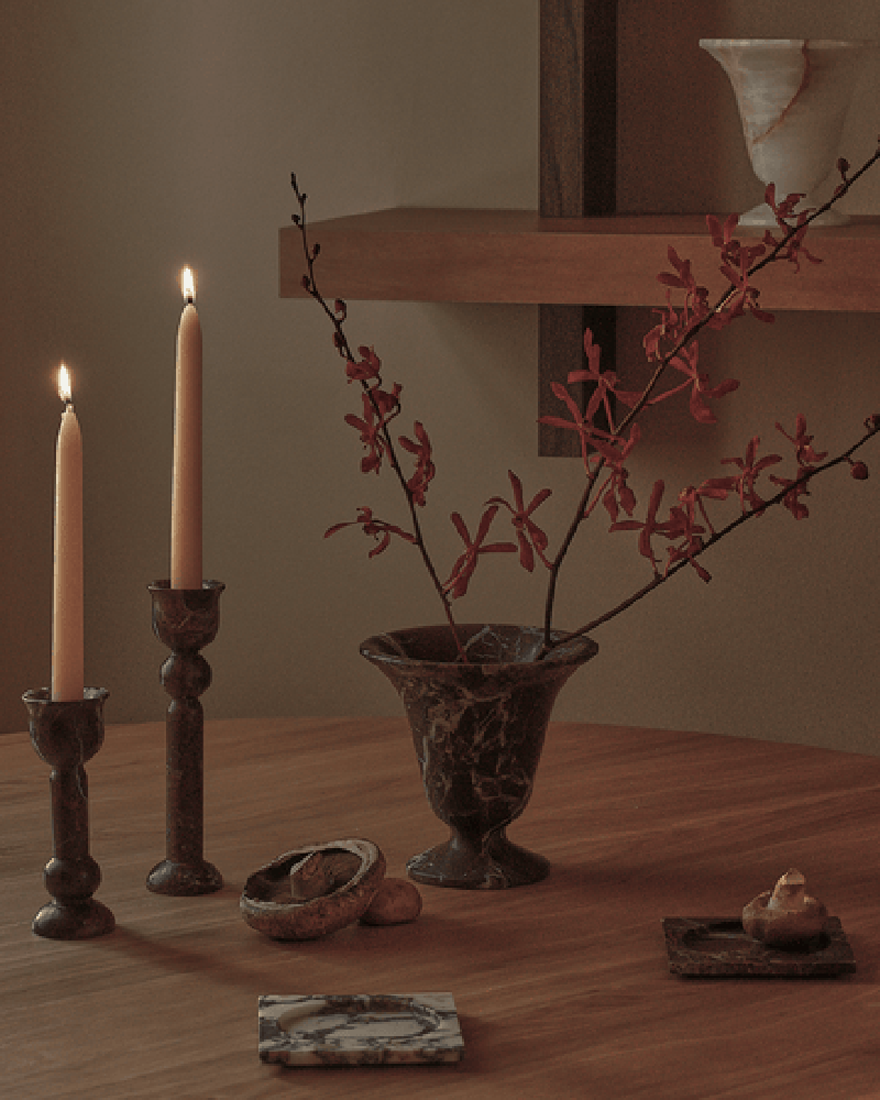 Bell Vase Rosso Lavento