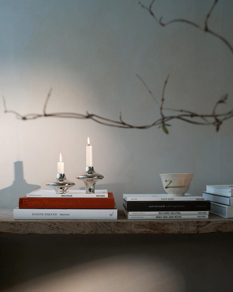 Doublet No. 02 Candleholder Titanium