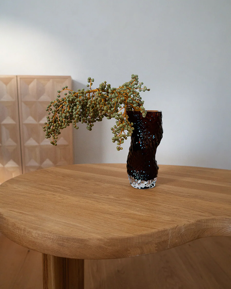 Ostrea Rock Glass Vase