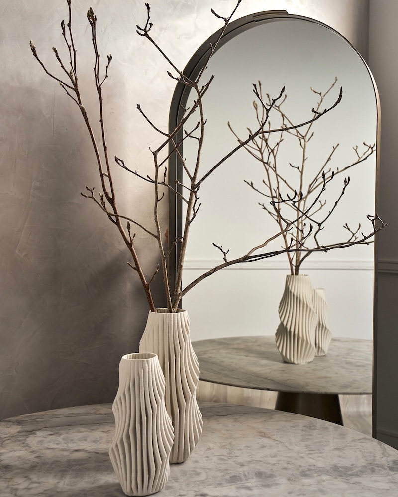 Plume Vase Ivory
