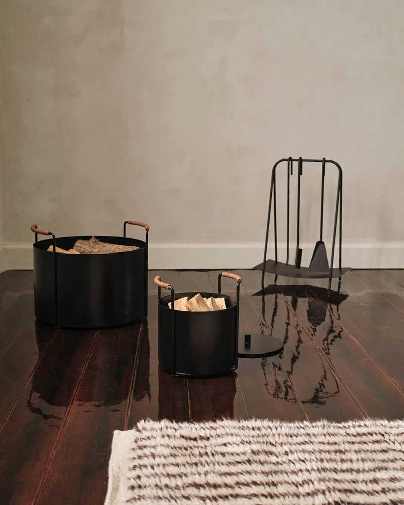 Port Fireplace Tools Black