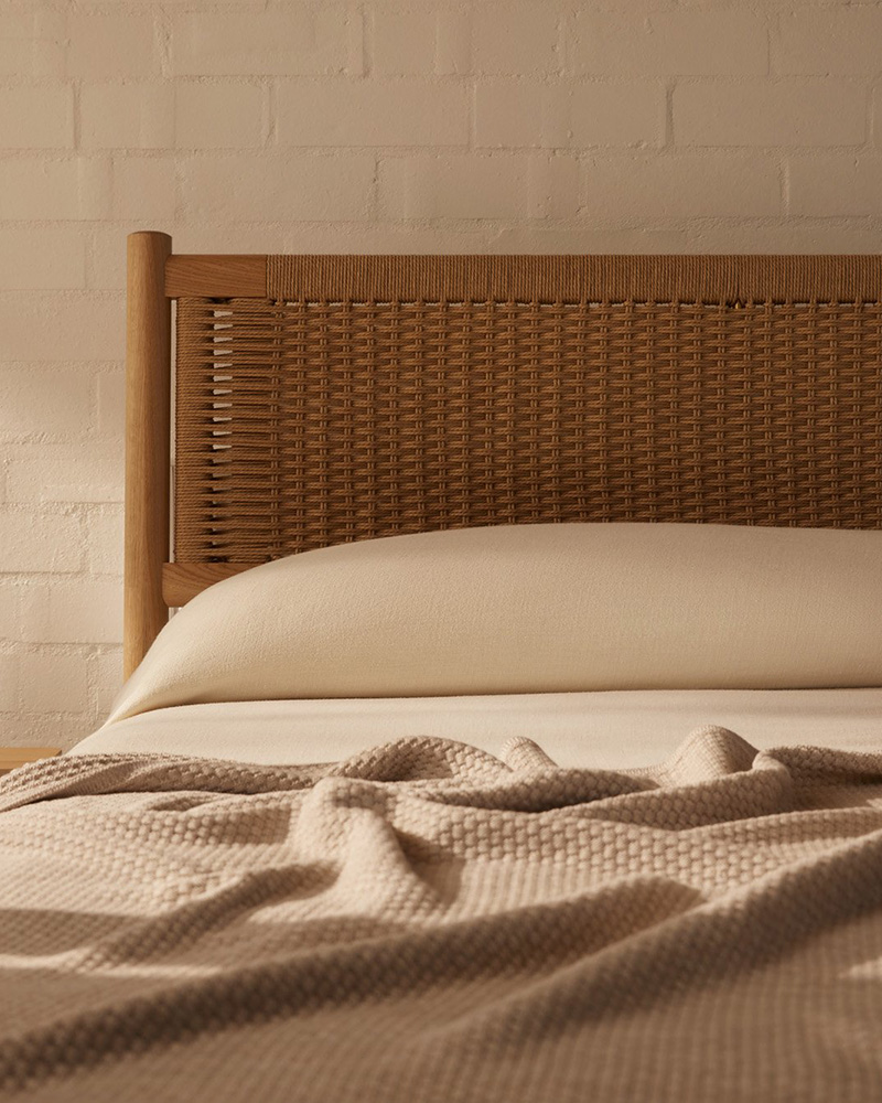 Simple Bed Timber Headboard