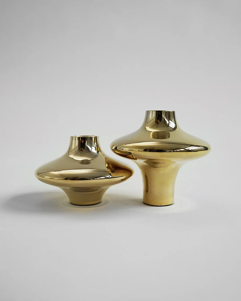 Doublet No. 01 Candleholder Brass