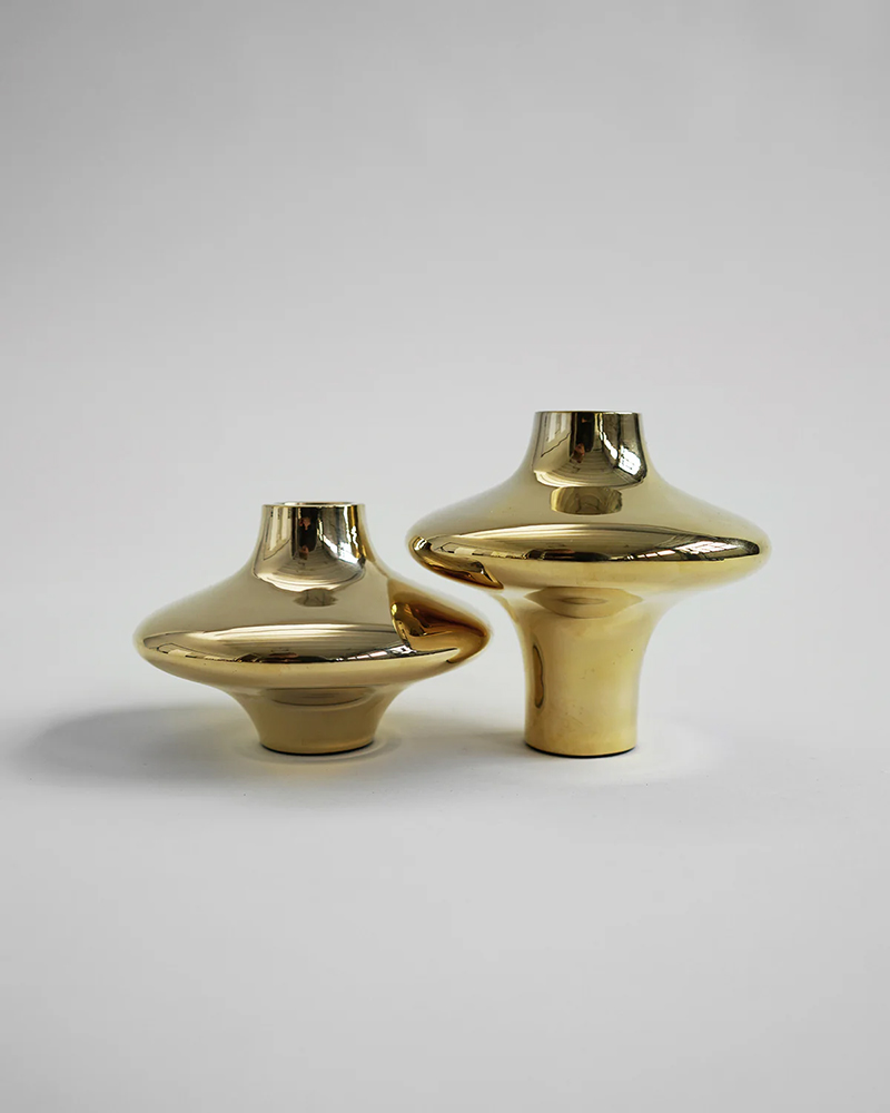 Doublet No. 02 Candleholder Brass