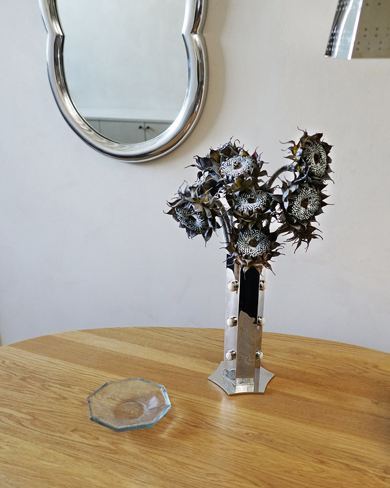 Fleur Vase Steel