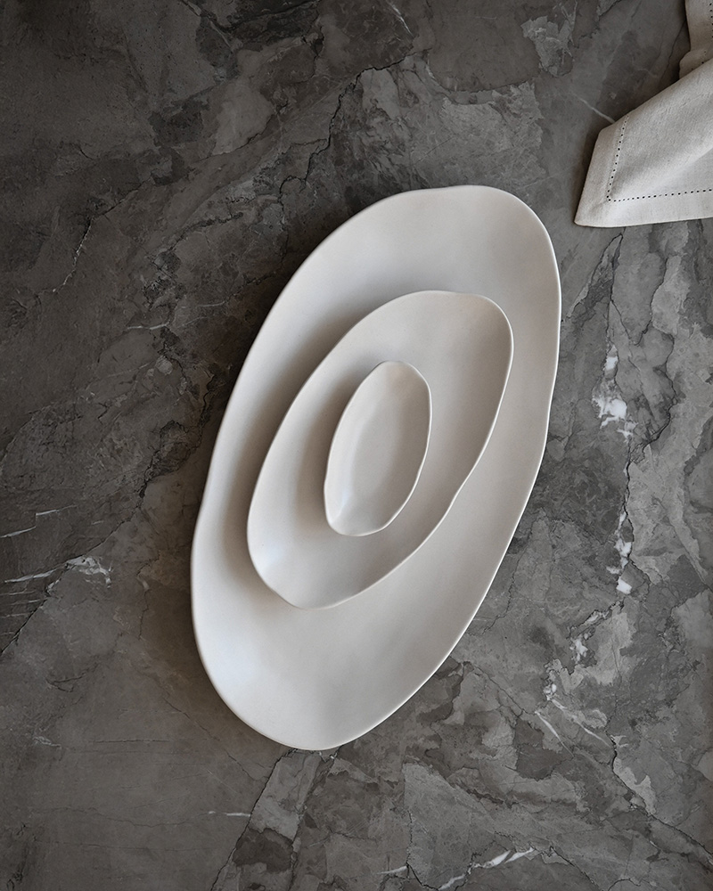 Native Oval Tray Set