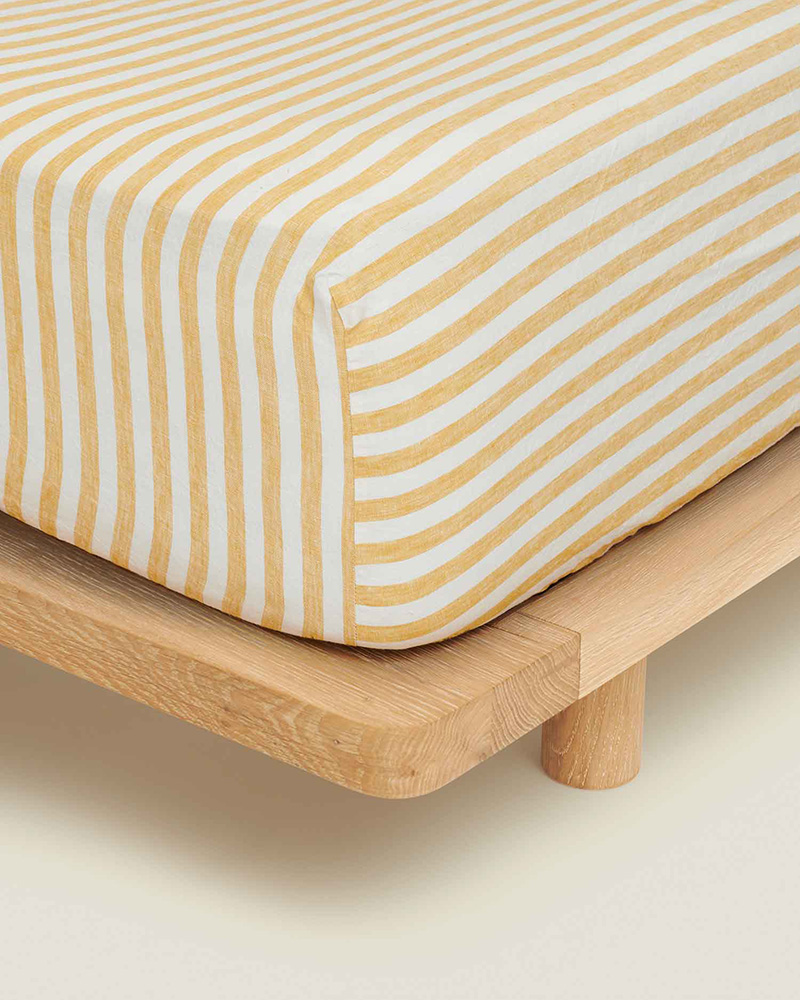 Carlotta + Gee Linen Fitted Sheet