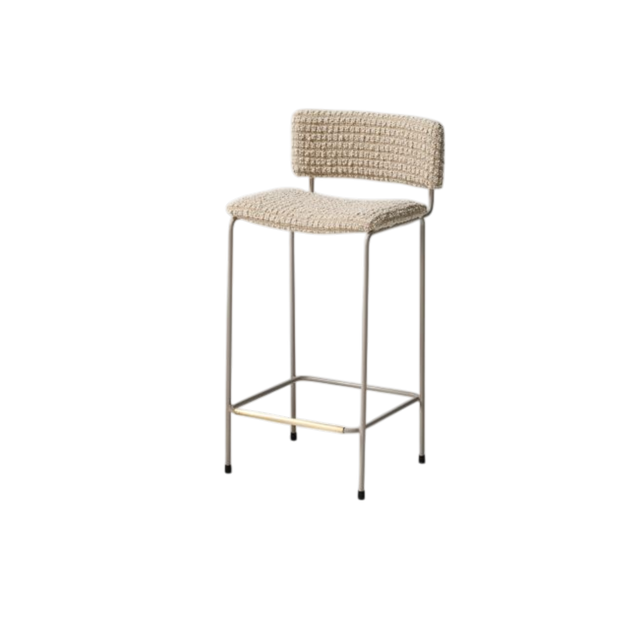 Dita Stool Upholstered Back 75H